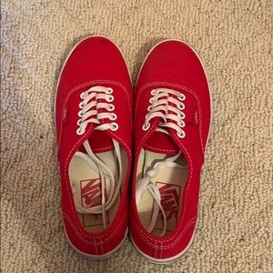 Red Vans